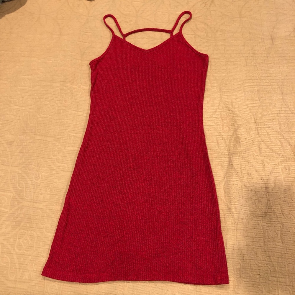 Topshop red dress